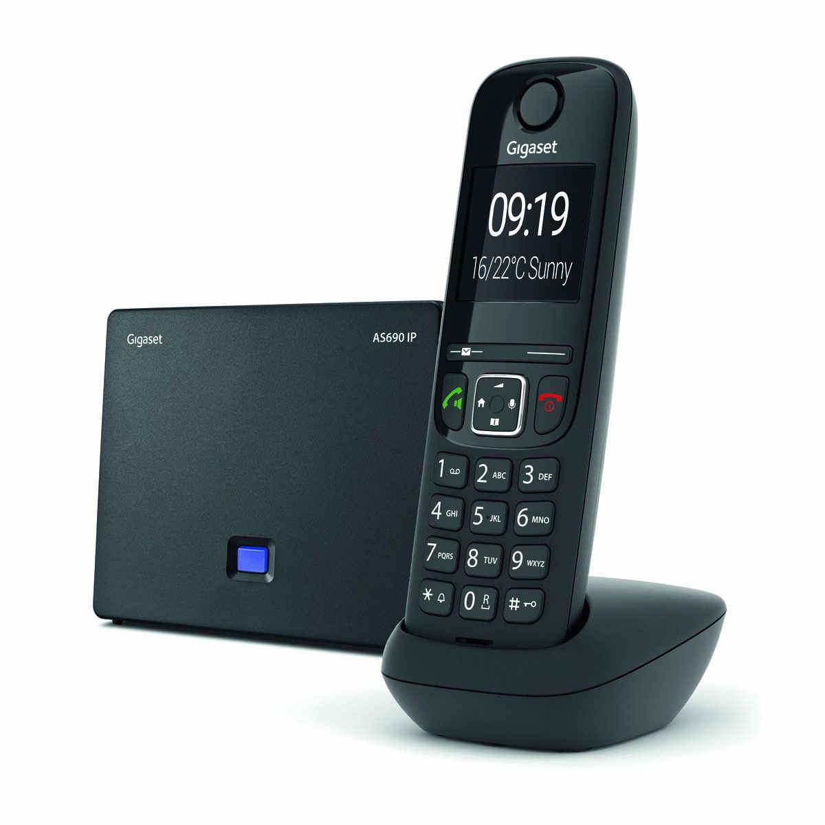 Gigaset As690IP VoIP and Landline Cordless Phone