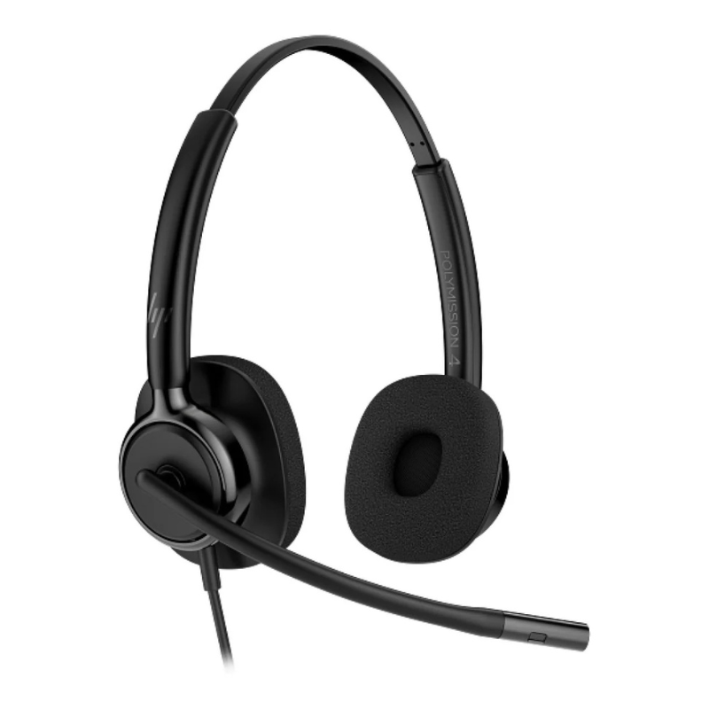 HP Poly Mission 425 Classic Stereo Wired Headset USB-C & USB-A
