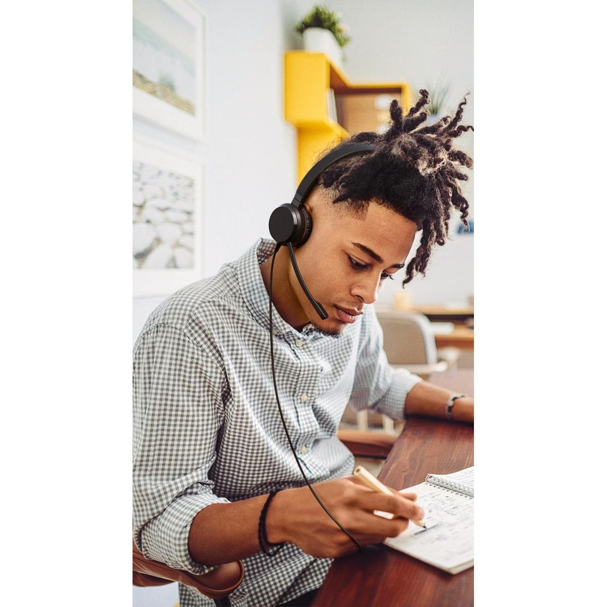 Jabra Evolve 20 MS Stereo USB-A Headset: Clear Call Quality