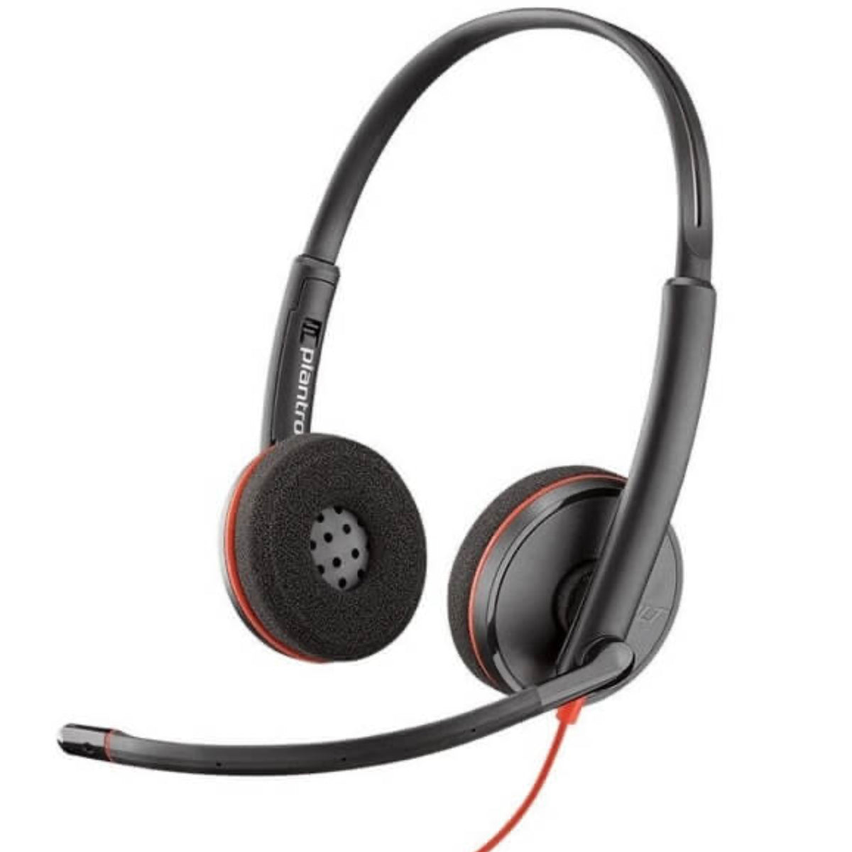 Poly Blackwire C3220 USB Headset - Dual-Ear, Noise-Cancelling