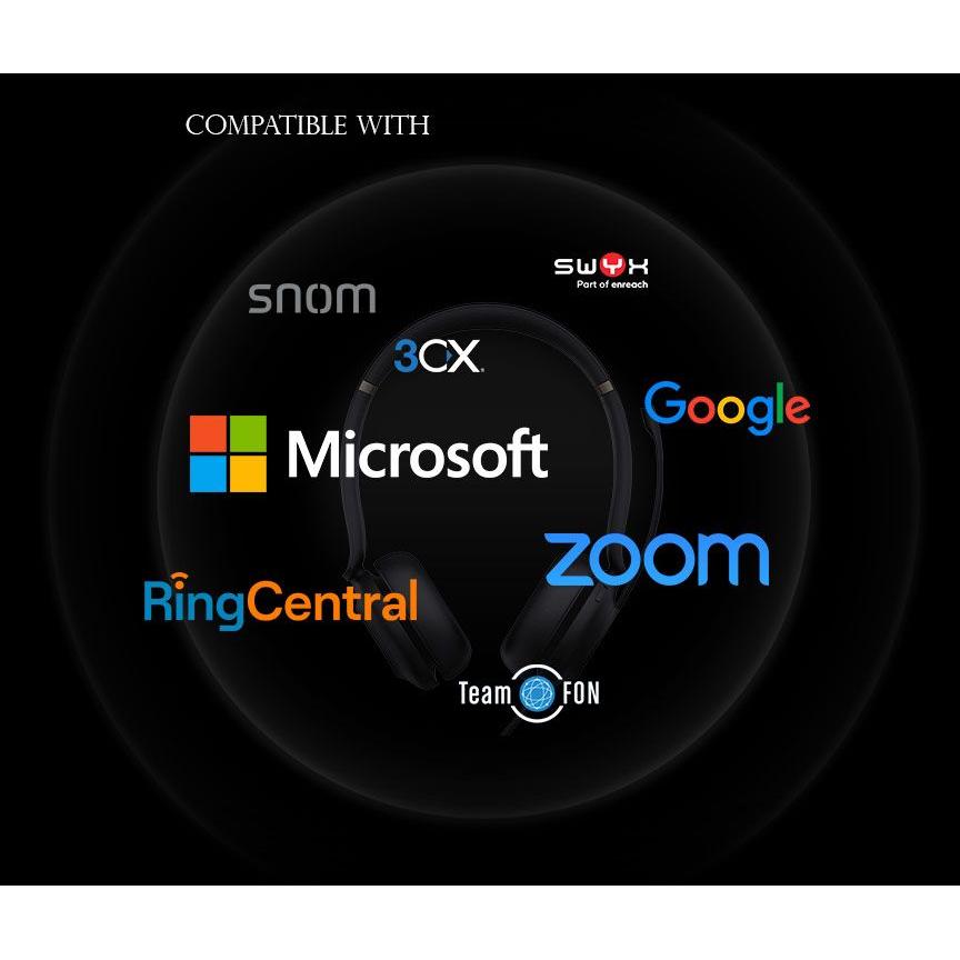 Yealink UH37 USB Wired Stereo Headset with Noise Cancelling Microphone (Copy)