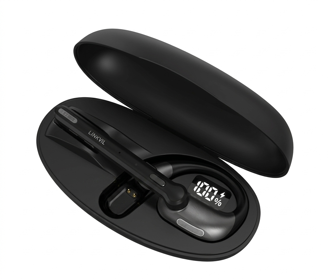 LINKVIL DH401B OWS Bluetooth Headset with Charging Cas