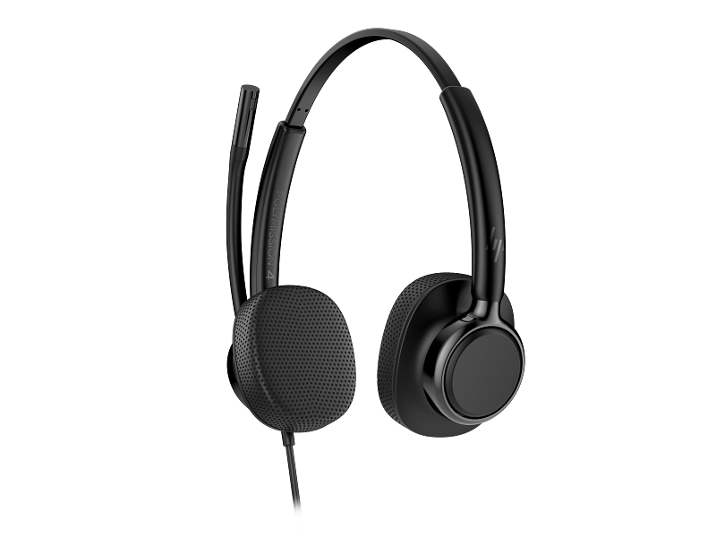 HP Poly Mission 425 Stereo Wired Headset Bulk USB-C & USB-A Leatherette