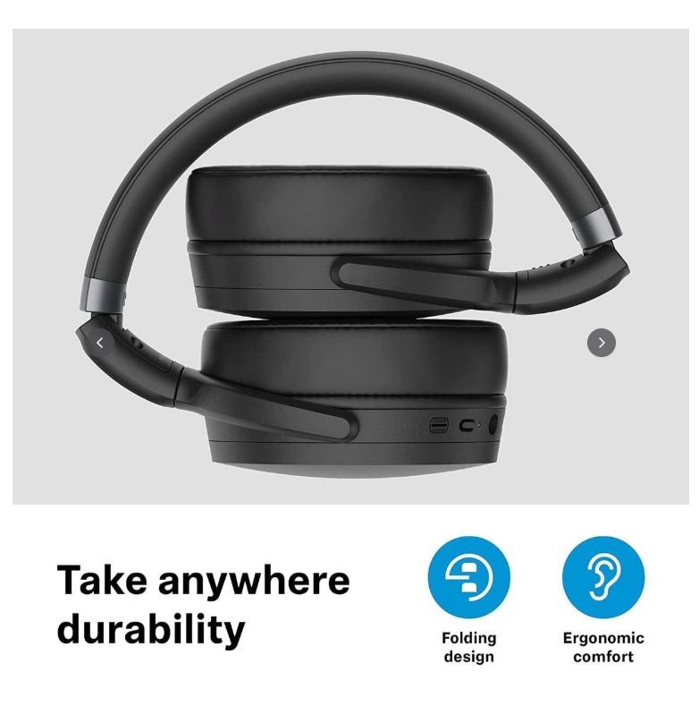 EPOS Sennheiser HD 450BT Wireless ANC Over-Ear Bluetooth Headphones
