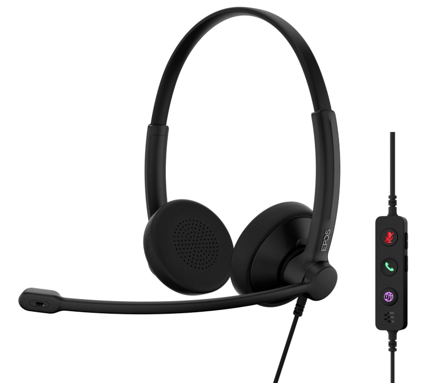 EPOS IMPACT 100 MS Stereo USB-C+A Headset, MS Teams Certified
