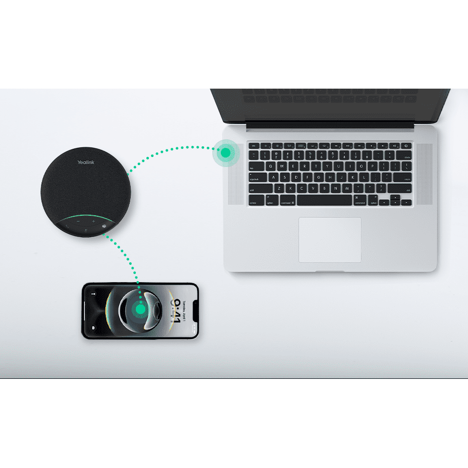 YEALINK - SP92 USB-C/A Wireless Bluetooth Speaker without BT Dongle - Teams