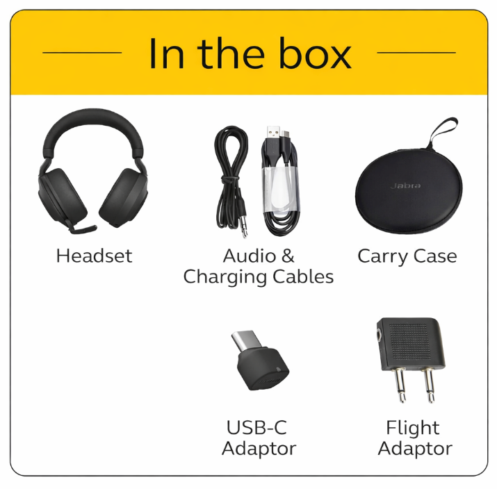 Jabra Evolve2 85, Link 380, MS, Stereo