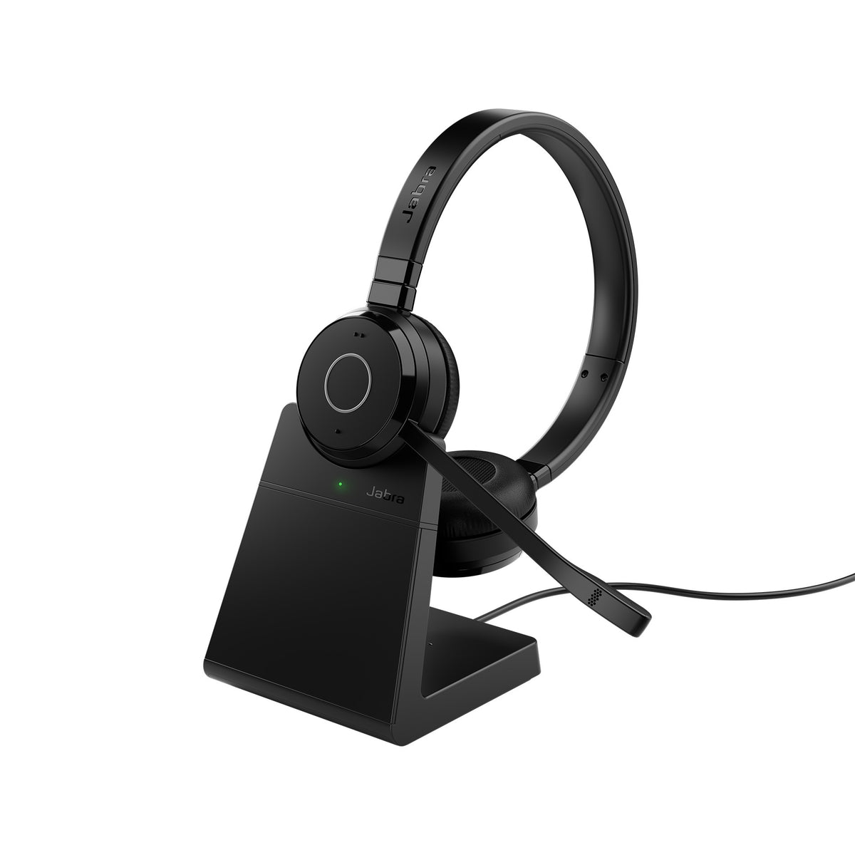 Jabra Evolve 65t E MS Stereo headset with Link 390a and charging stand (6699-833-399) - main product image