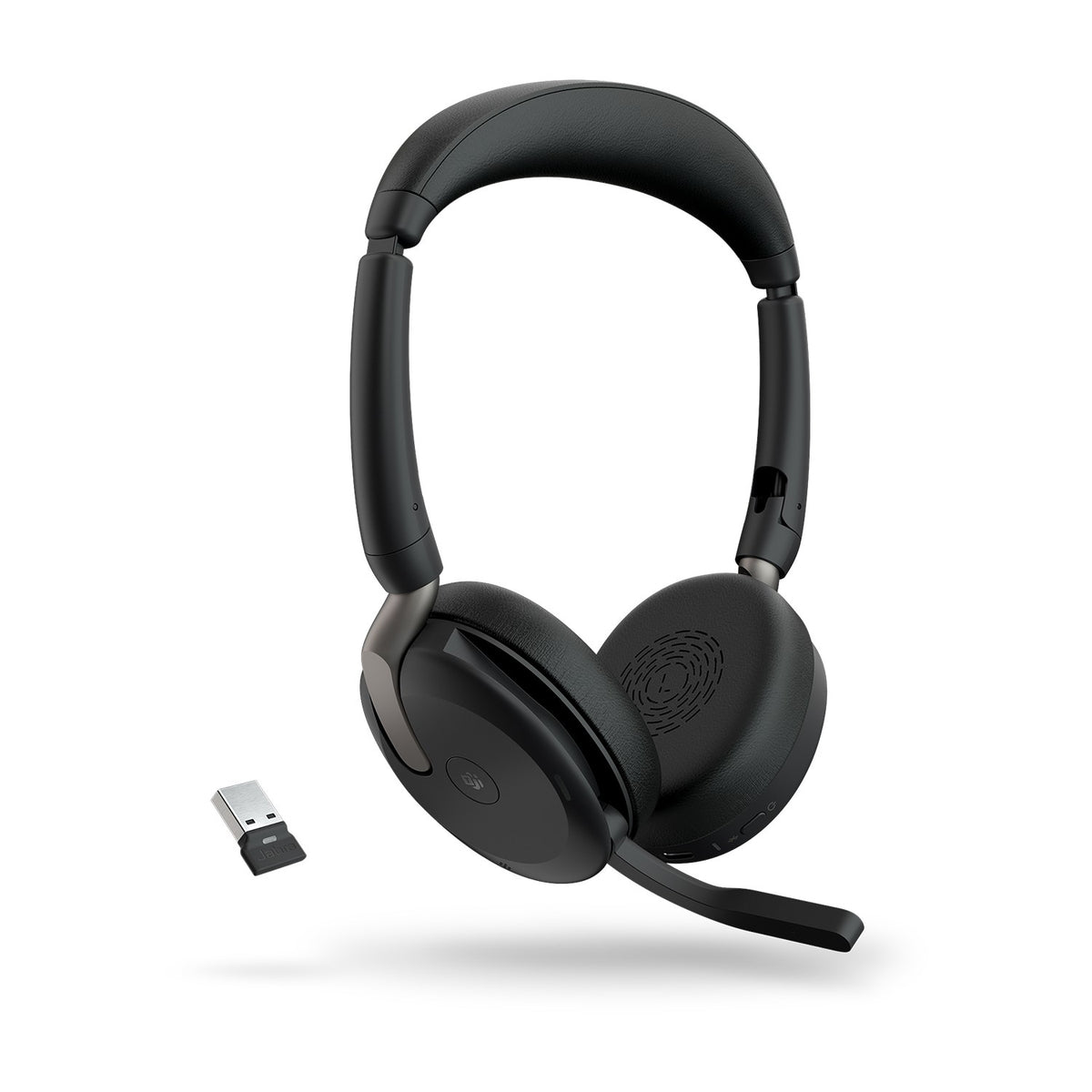 Jabra Evolve2 65 Flex MS Stereo ANC headset with Link 380a USB-A dongle (26699-999-999) - detail view