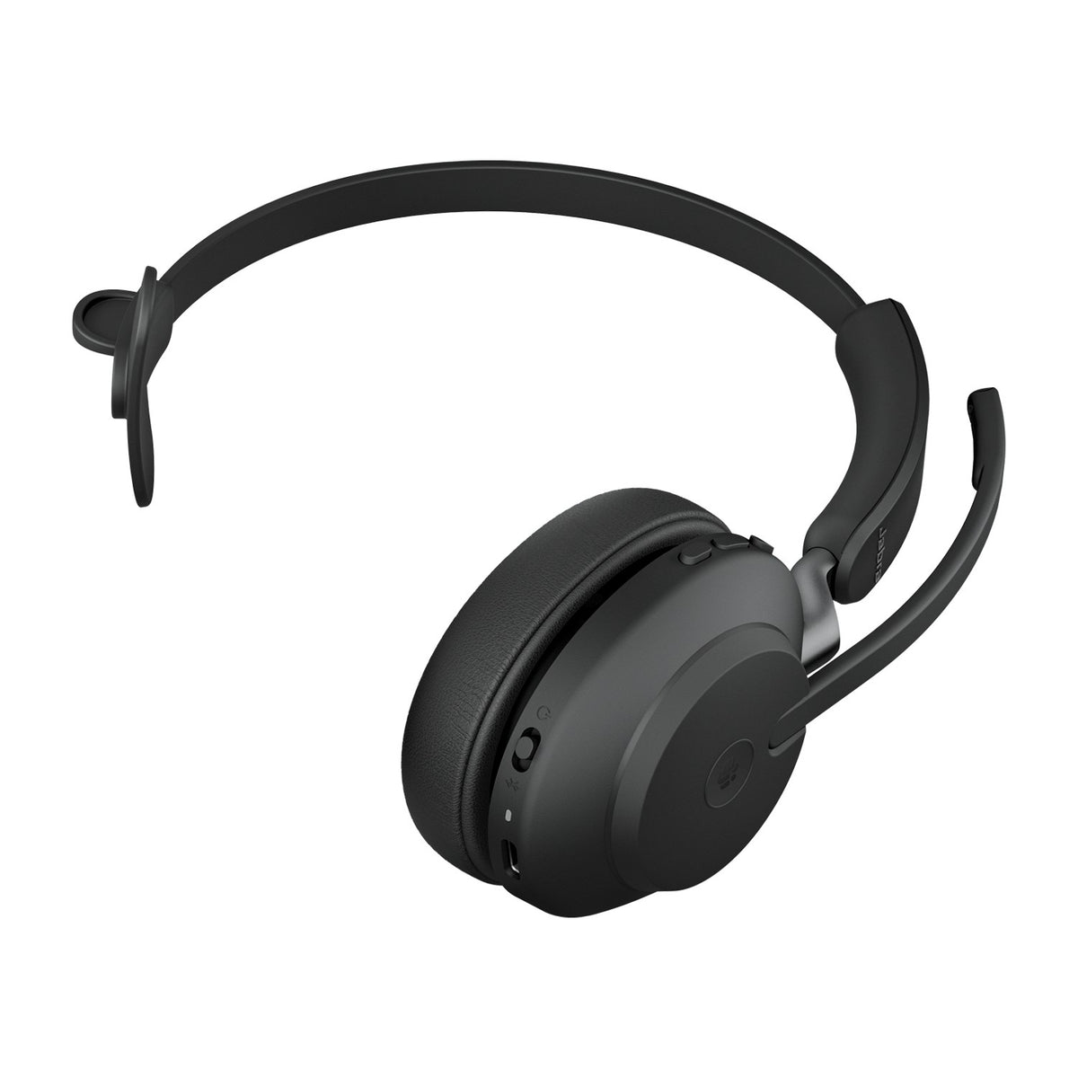 Jabra Evolve2 65 MS Mono wireless headset with Link 390a USB-A dongle, black (26599-899-999) - detail view