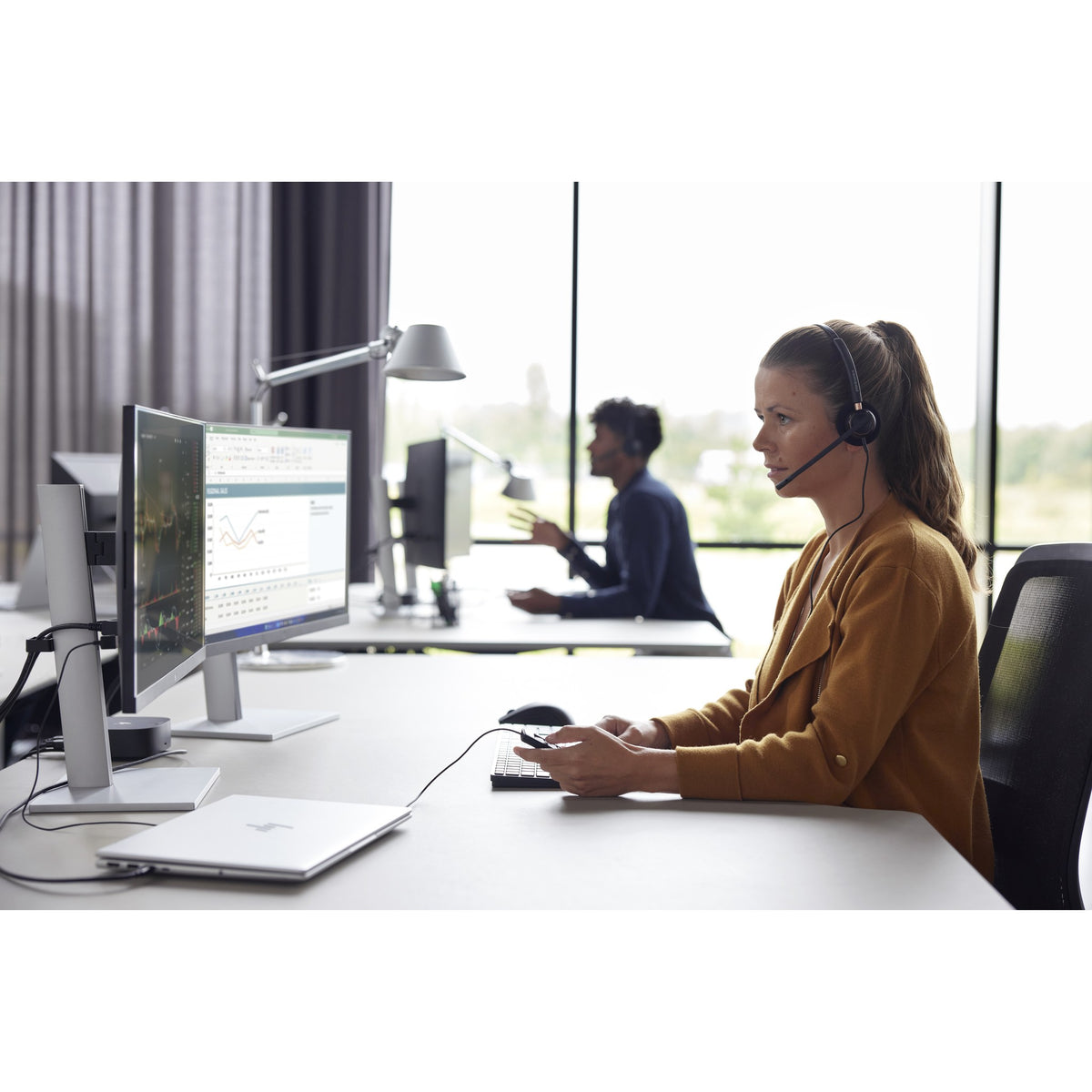 Poly EncorePro 525 stereo USB-A headset (783R3AA) - alternate angle