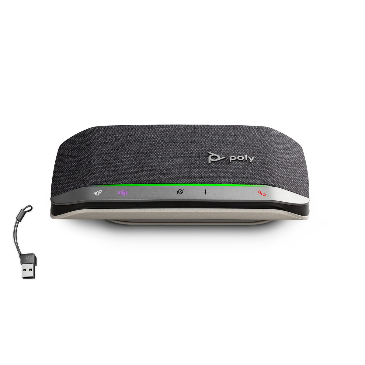 Poly Sync 20-M Microsoft Teams speakerphone, USB-C with USB-C/A adapter (B95VMUT) - main product image