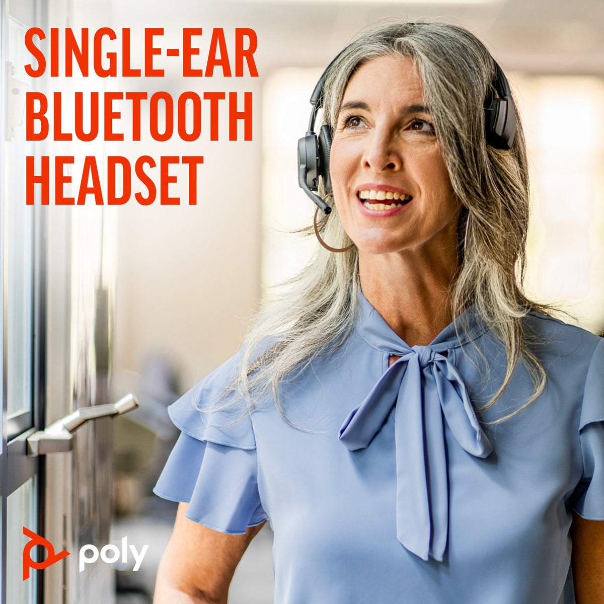 Poly Voyager 4310 Microsoft Teams mono Bluetooth headset with BT700 USB-A dongle (77Y91AA) - alternate view
