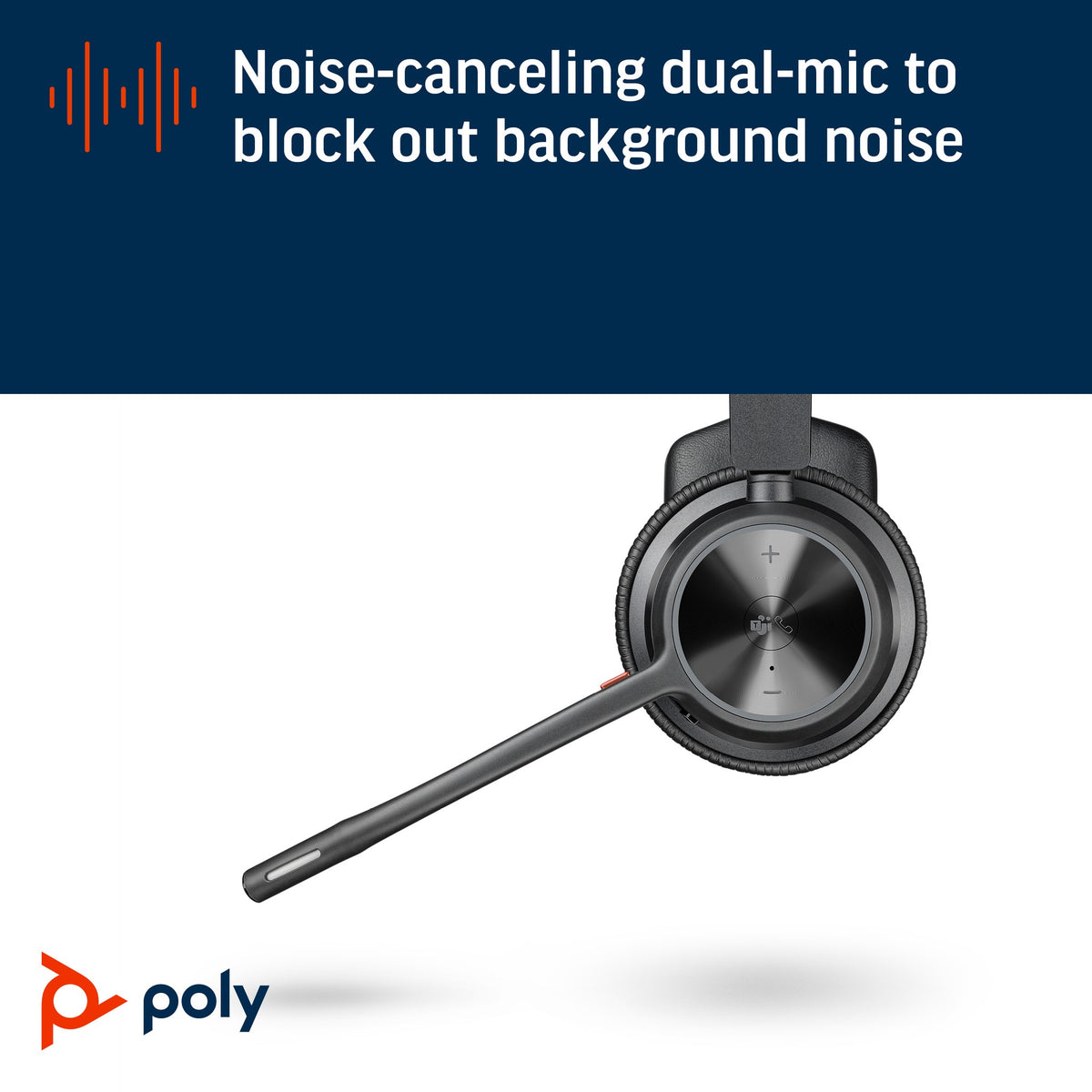 Poly Voyager 4310 Microsoft Teams mono Bluetooth headset with BT700 USB-C dongle (77Y95AA) - additional view