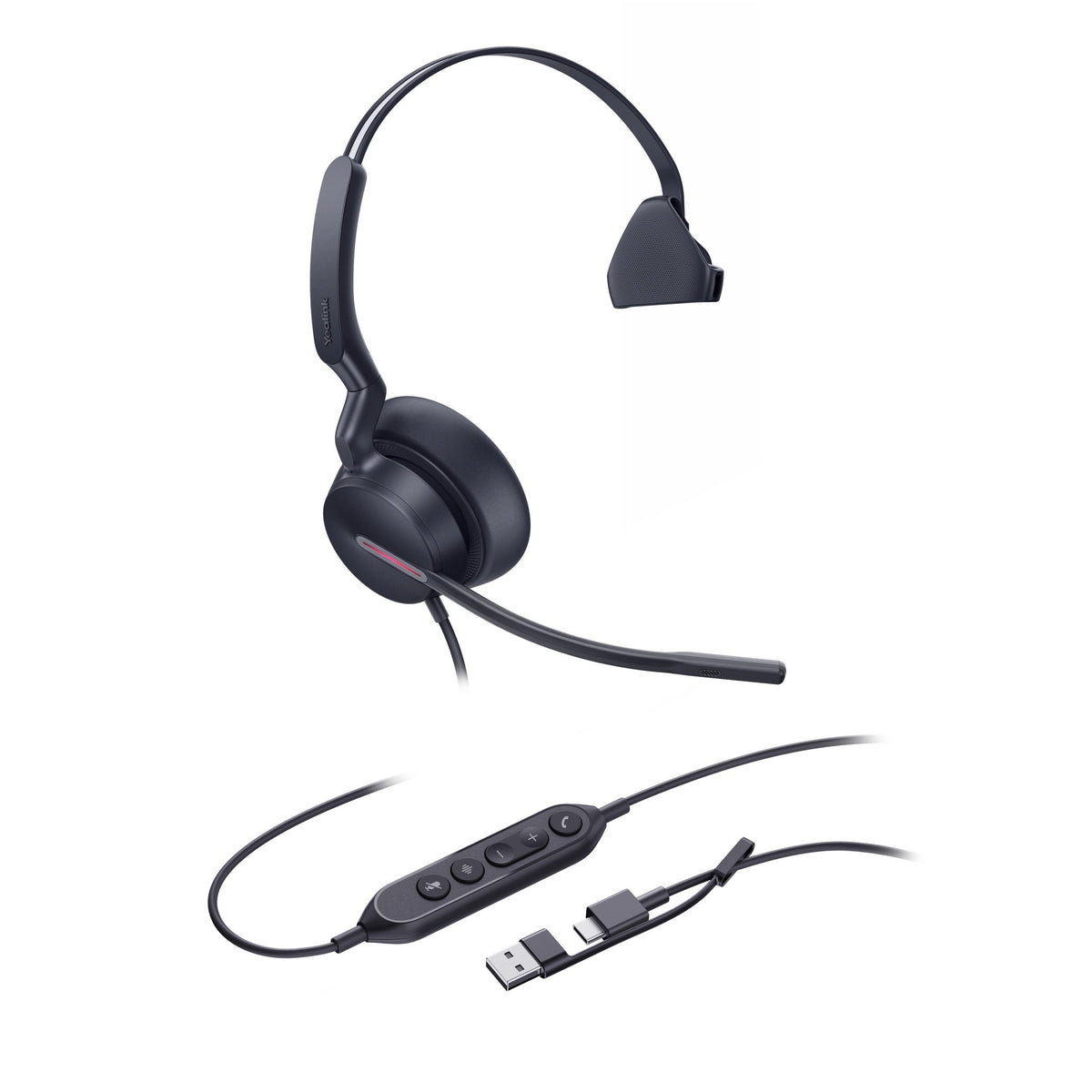 Yealink UH46 Mono Teams USB-C/A Wired Headset (1308184) view 4
