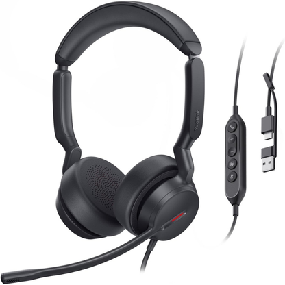 Yealink UH44 Dual Stereo Wired Headset USB-C & USB-A with Dual Mic
