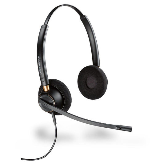 Plantronics Encorepro HW520 Headset w/ DA70 USB Headset Adapter (4 Pin)