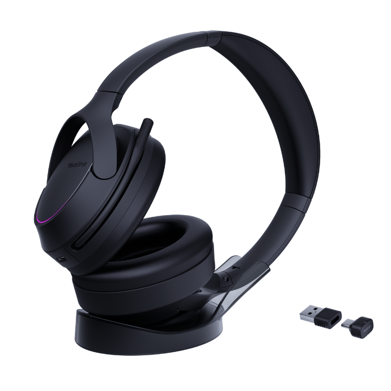 Yealink BH78 Wireless Bluetooth Over-Ear Headset with BT51 USB-C Dongle