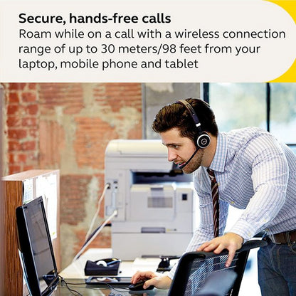 Jabra Evolve 65 SE Stereo Bluetooth Headset With Noise-Cancelling Mic