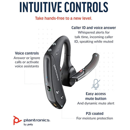 Voyager 5200 - Bluetooth Headset with BT700 USB Dongle & Charging Case