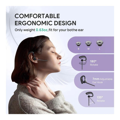 Yealink BH71 Lite Wireless Bluetooth Single-Ear Headset with Mic