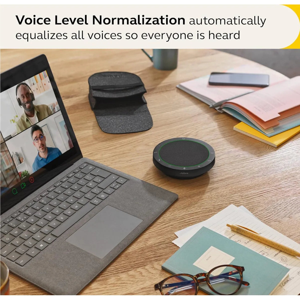 Jabra Speak2 55 – Portable USB-C & Bluetooth Speakerphone