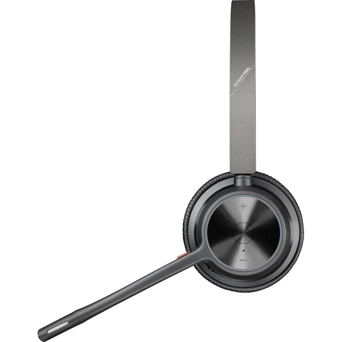 Poly Voyager 4320 UC - Stereo Bluetooth Headset with USB-A dongle and Stand
