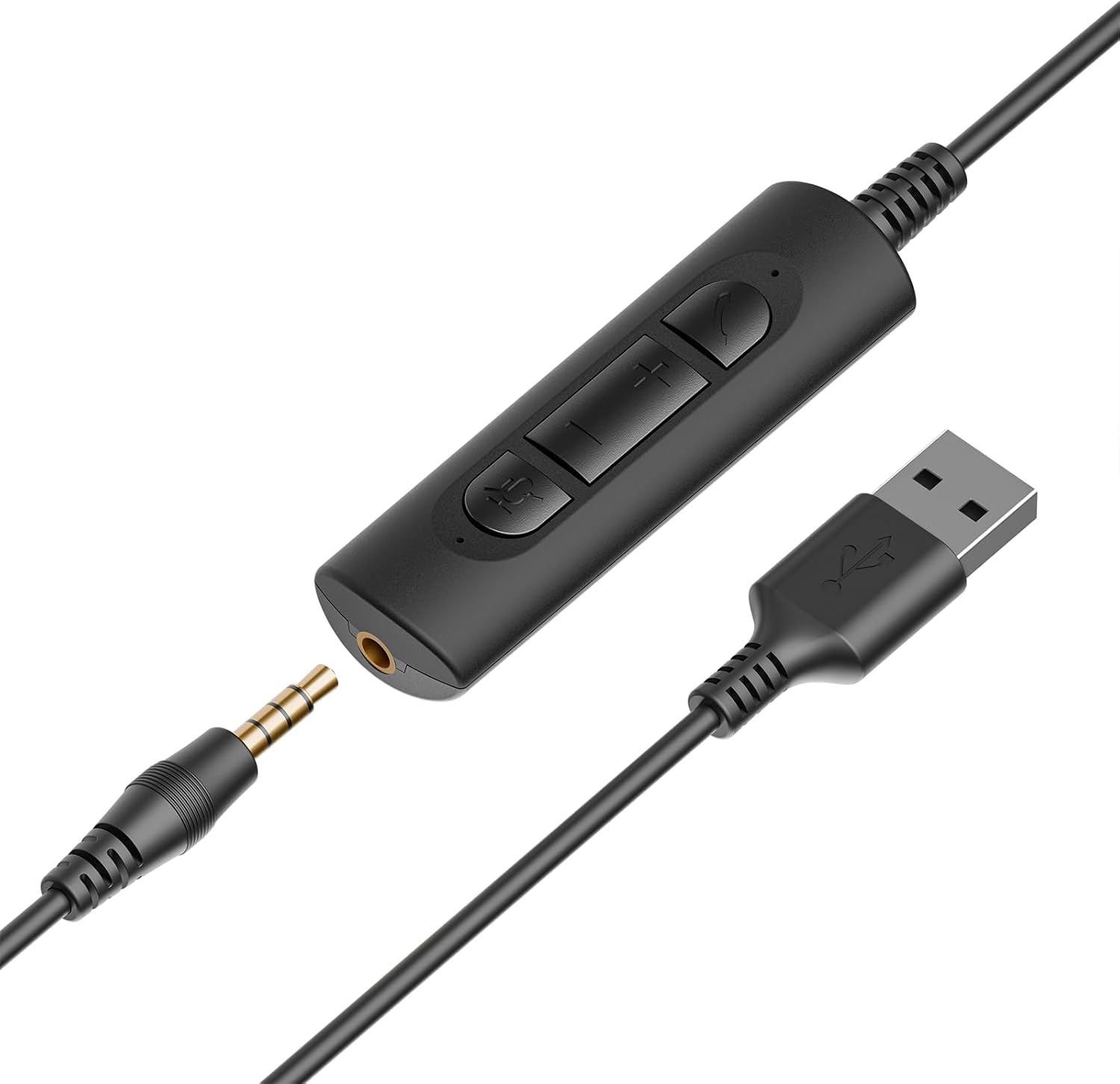 Axtel ONE UC 35 Stereo USB-A/3.5mm Headset w/ Dual Mic ENC, Busy Light