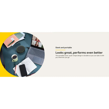 Jabra Speak2 40 Portable Speakerphone - 4 Noise-Cancelling Mics