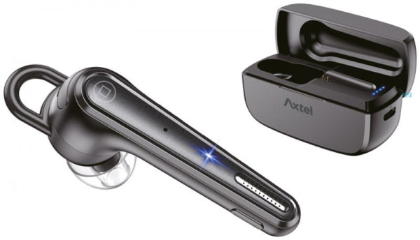 Axtel BT25 In Ear Mono Bluetooth Headset/Charge Case