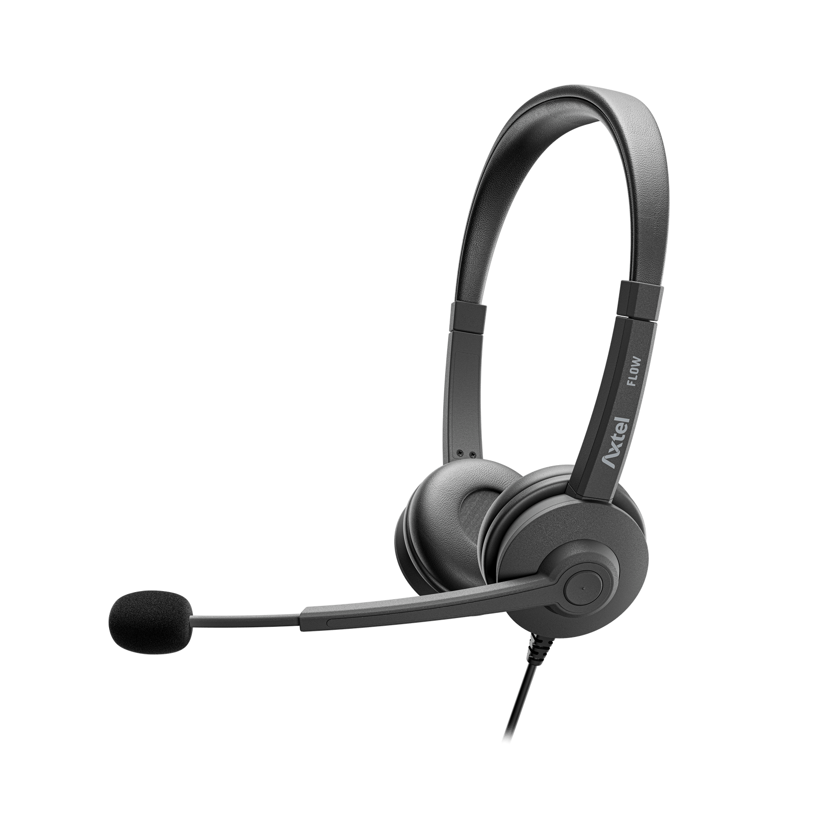 Axtel FLOW UC Stereo USB-A/C Headset w/ Noise-Cancelling Mic & Busy Light