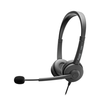 Axtel FLOW UC Stereo USB-A/C Headset w/ Noise-Cancelling Mic & Busy Light