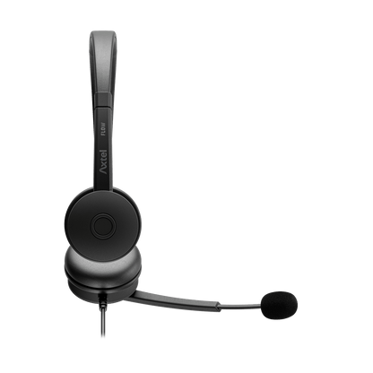 Axtel FLOW UC Stereo USB-A/C Headset w/ Noise-Cancelling Mic & Busy Light
