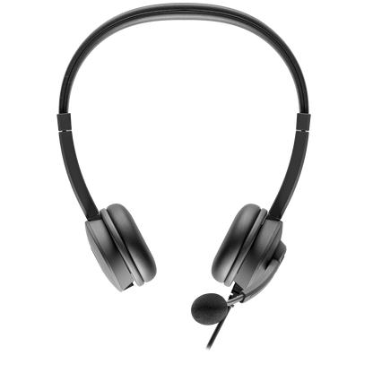 Axtel FLOW UC Stereo USB-A/C Headset w/ Noise-Cancelling Mic & Busy Light