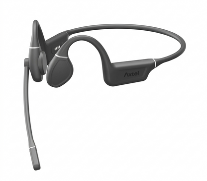 Axtel EDGE BT Stereo Bluetooth Headset w/ USB-C Dongle Charging Stand, Busy Light