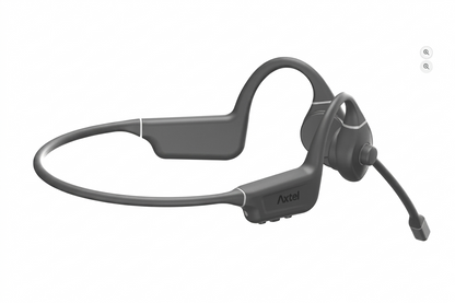 Axtel EDGE BT Stereo Bluetooth Headset w/ USB-C Dongle Charging Stand, Busy Light