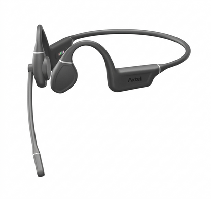 Axtel EDGE BT Stereo Bluetooth Headset w/ USB-C Dongle Charging Stand, Busy Light