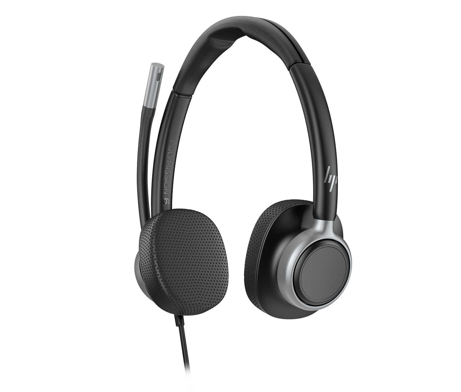 HP Poly Mission 625 Stereo Wired Headset Bulk USB-C & USB-A Leatherette