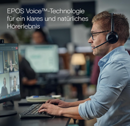 EPOS IMPACT 1060T ANC Bluetooth Stereo Headset, MS Teams Certified