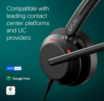 EPOS IMPACT 760 Wired Stereo USB-C Headset with Smart Cord