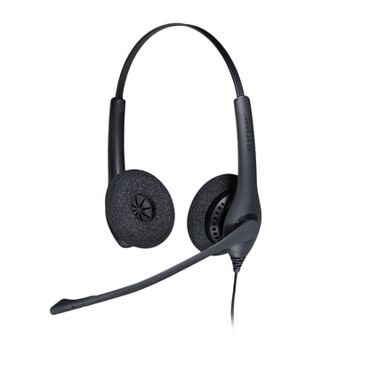 Jabra Biz 1500 Duo stereo corded headset, QD (1519-0154) - alternate angle