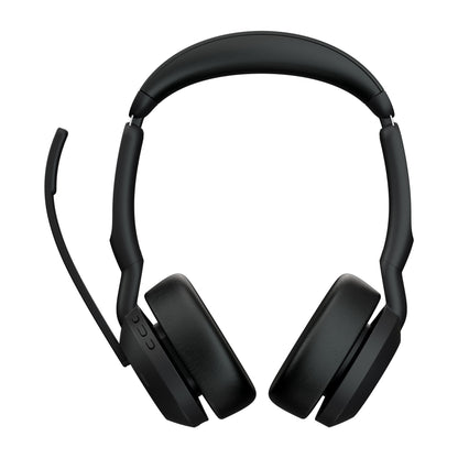 Jabra Evolve2 55 MS Stereo ANC wireless headset with Link 390a USB-A dongle (25599-999-999) - alternate angle