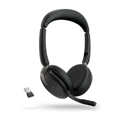 Jabra Evolve2 65 Flex MS Stereo ANC headset with Link 380a USB-A dongle (26699-999-999) - detail view