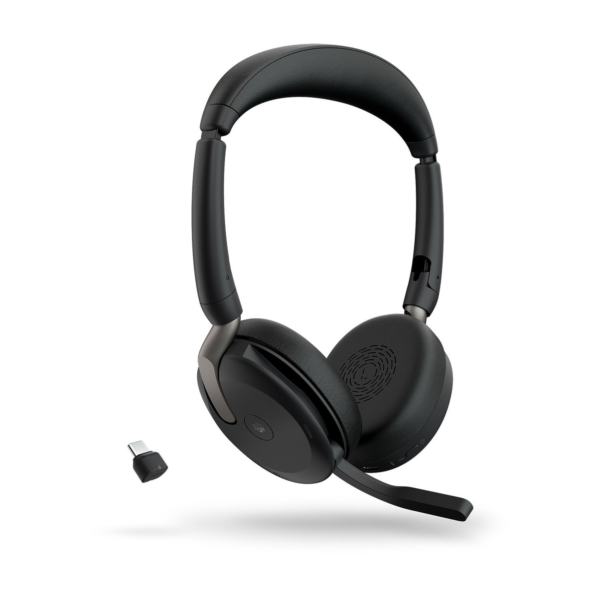 Jabra Evolve2 65 Flex MS Stereo ANC headset with Link 380c USB-C dongle (26699-999-899) - detail view