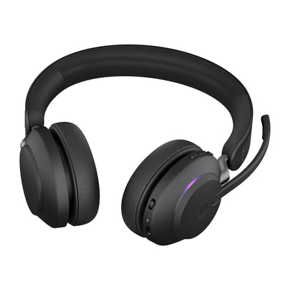 Jabra Evolve2 65 MS wireless headset with Link 390c USB-C dongle, black (26599-999-899) - detail view