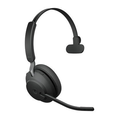 Jabra Evolve2 65 MS Mono wireless headset with Link 390a USB-A dongle, black (26599-899-999) - alternate view