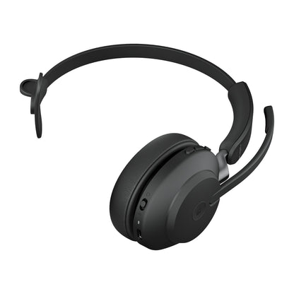 Jabra Evolve2 65 MS Mono wireless headset with Link 390a USB-A dongle, black (26599-899-999) - detail view