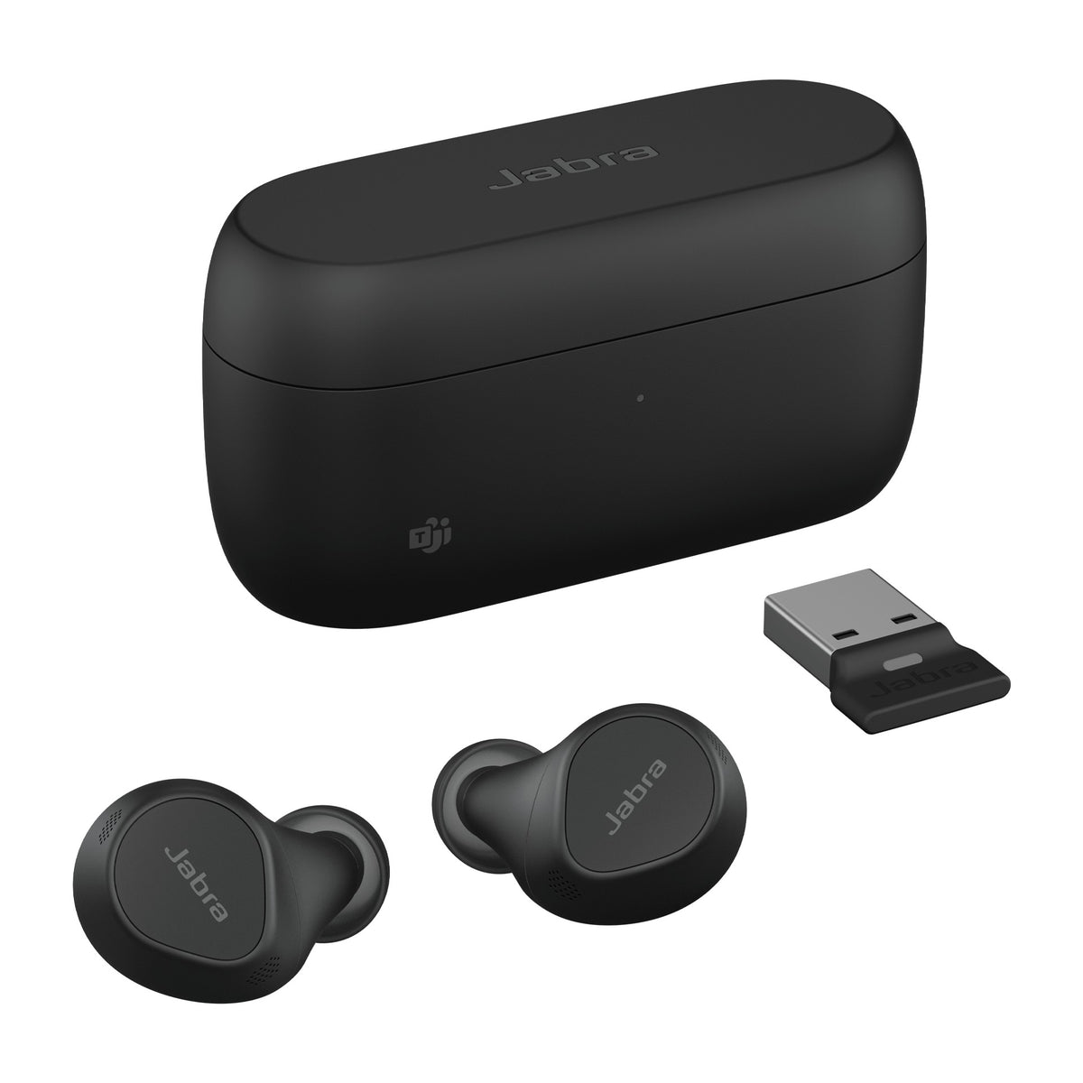 Jabra Evolve2 Buds MS wireless earbuds with Link 390a USB-A dongle (20797-999-999) - alternate view