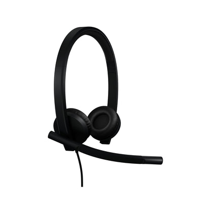 Logitech H570e Stereo Microsoft Teams wired headset, black, USB-C (981-001431) - alternate view
