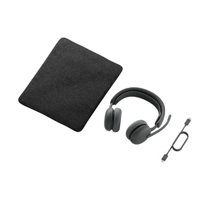 Logitech Zone Wireless 2 ES for Business Microsoft Teams Bluetooth headset, Graphite (981-001593) - detail view